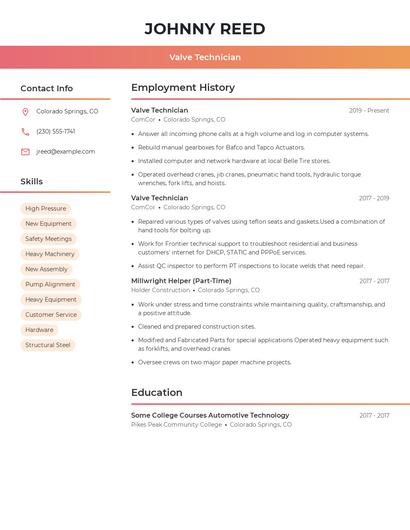 Resume example 3