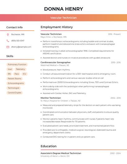 Resume example 3