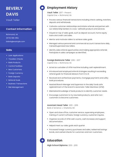 Resume example 5