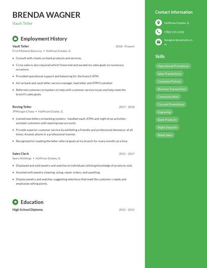 Resume example 4