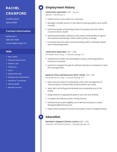 Resume example 4