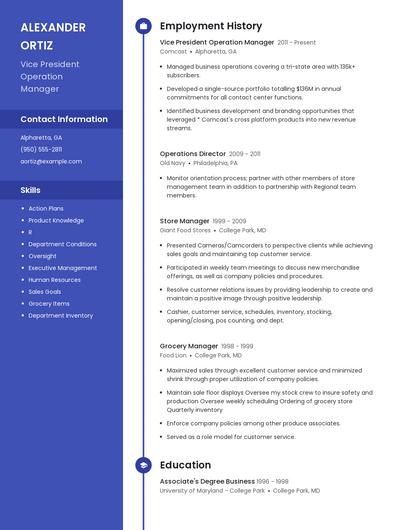 Resume example 4
