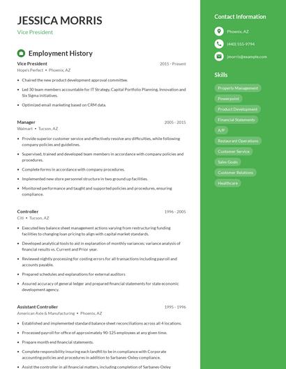 Resume example 4