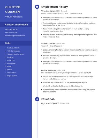 Resume example 4