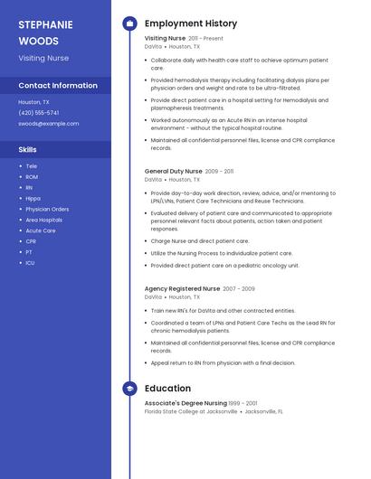 Resume example 4