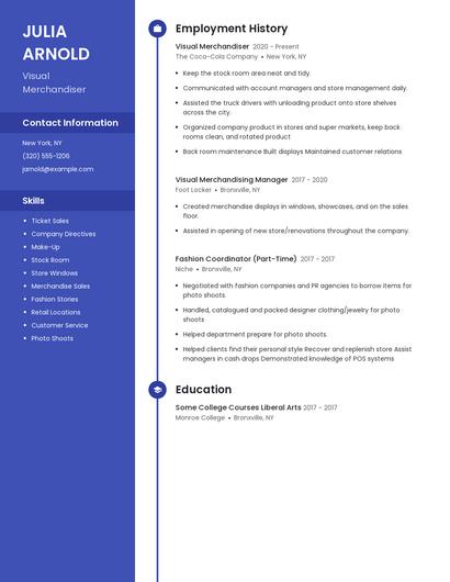 Resume example 5
