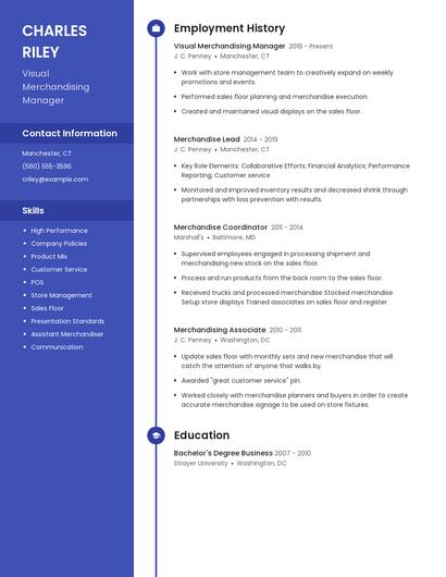 Resume example 5