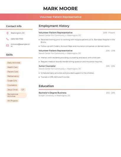 Resume example 3