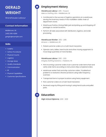 Resume example 4