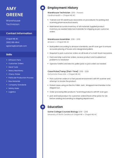 Resume example 4