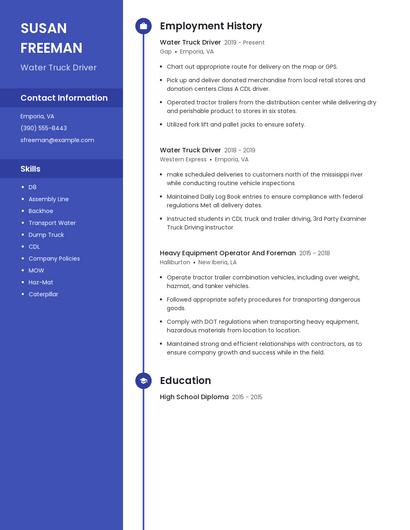 Resume example 5