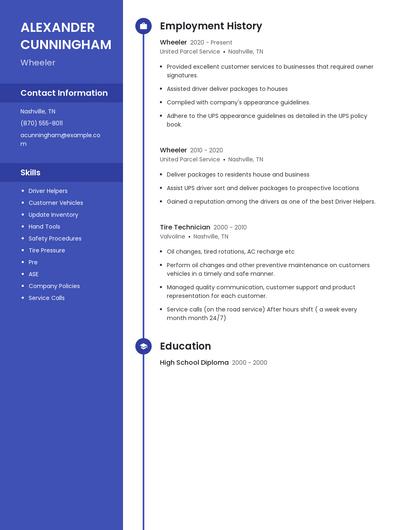 Wheeler Resume