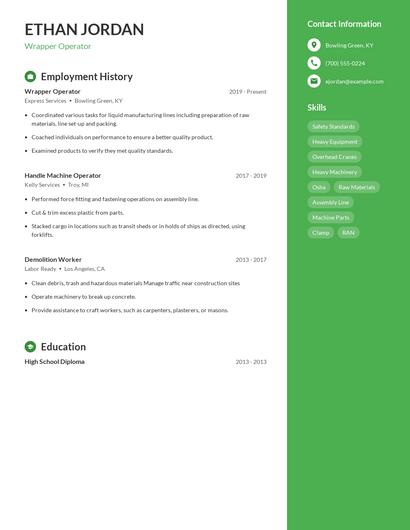 Wrapper Operator Resume