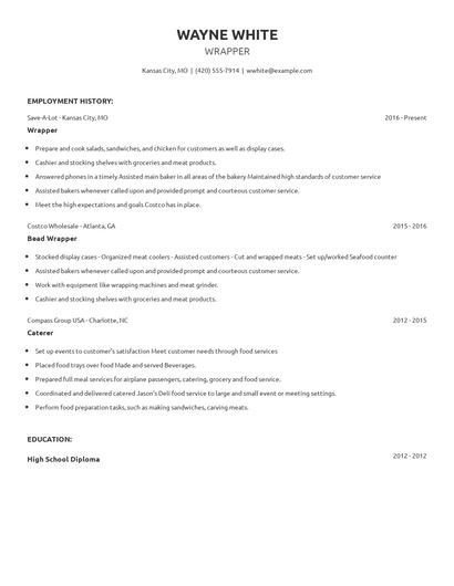 Wrapper Resume