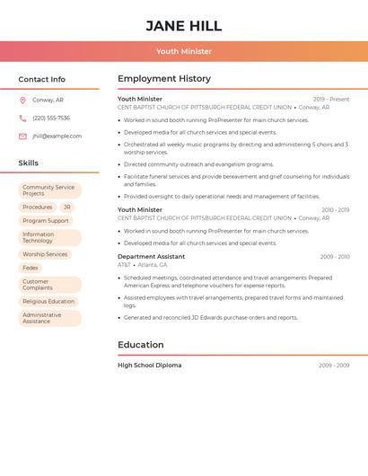 Resume example 3