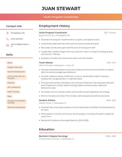 Resume example 3