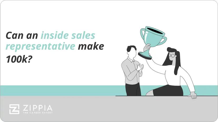 Can an inside sales representative make 100k?