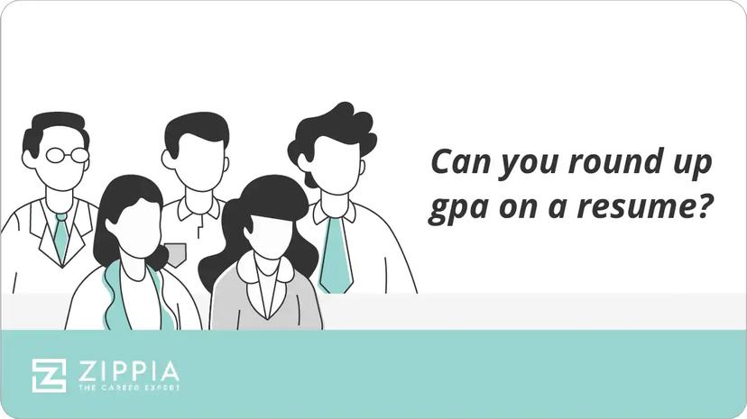 Can you round up gpa on a resume?
