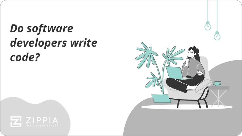 Do software developers write code?