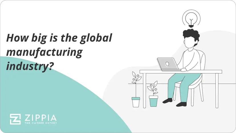 How big is the global manufacturing industry?