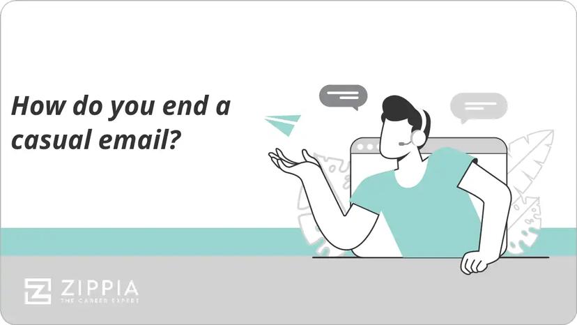 How do you end a casual email?