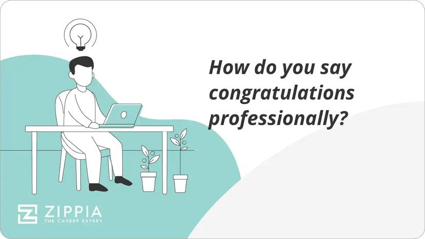 How do you say congratulations professionally?