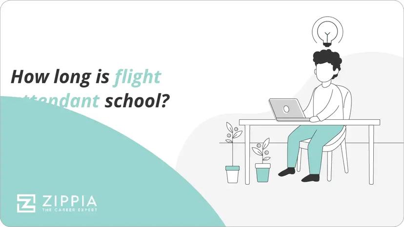 How long is flight attendant school?
