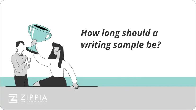 How long should a writing sample be?