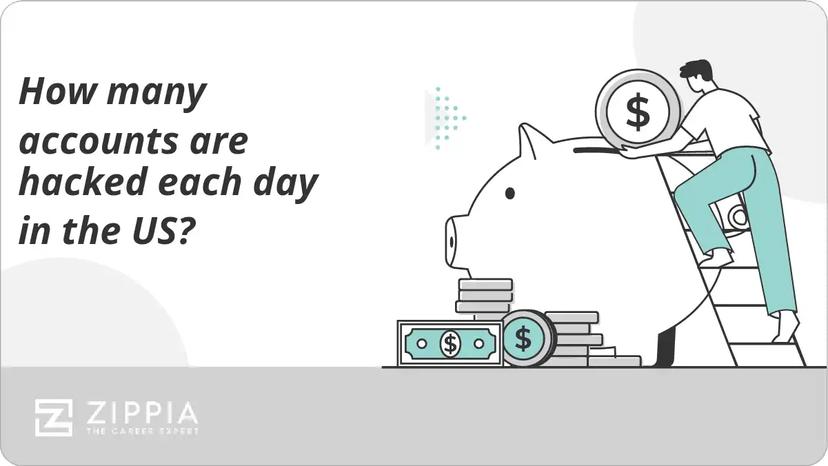 How many accounts are hacked each day in the US?