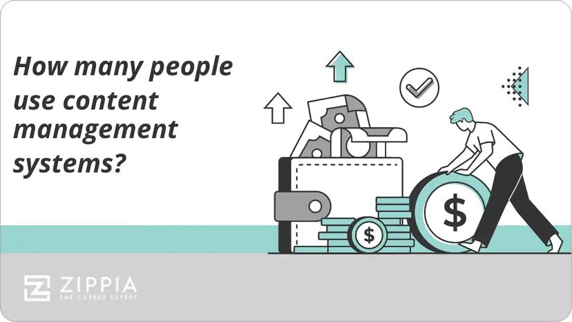 How many people use content management systems?