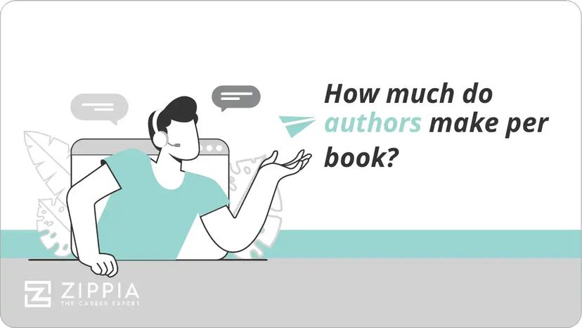How much do authors make per book?