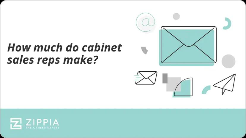 How much do cabinet sales reps make?