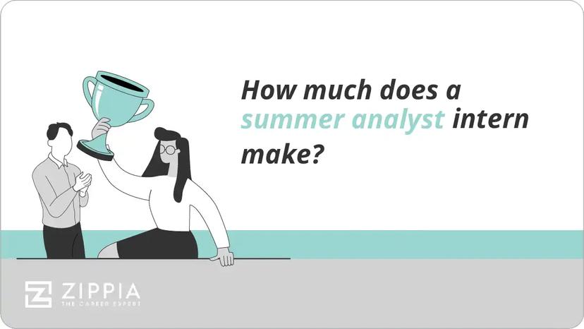 How much does a summer analyst intern make?
