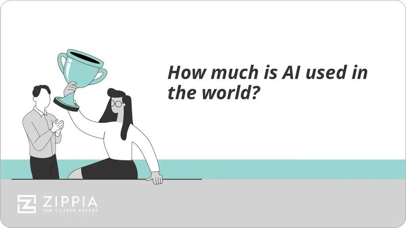 How much is AI used in the world?