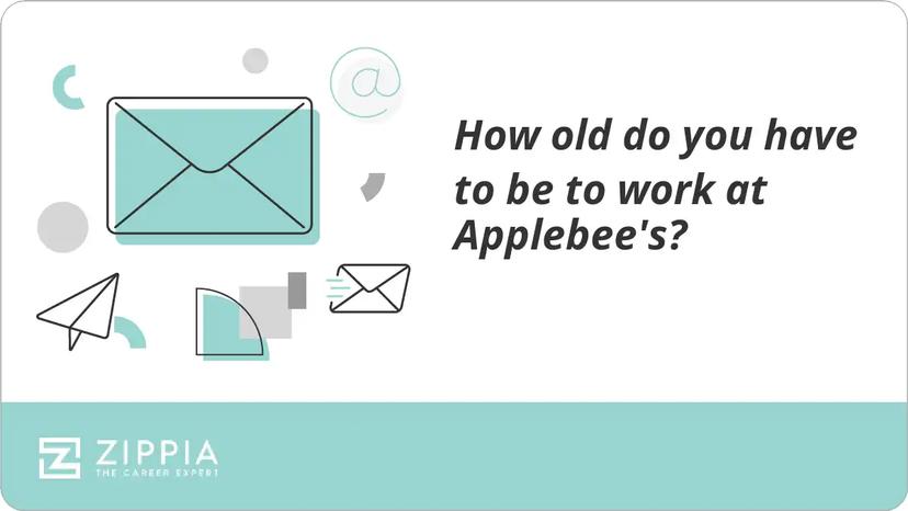 How old do you have to be to work at Applebee's