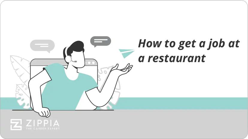 How to get a job at a restaurant