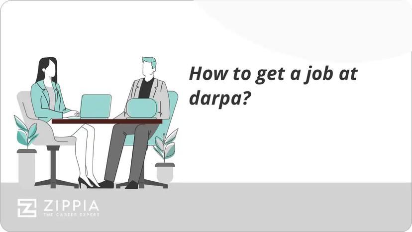 How to get a job at darpa?