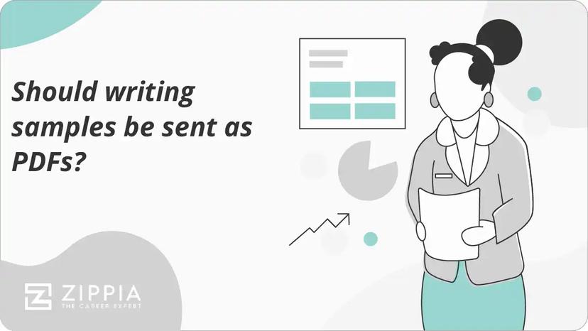 Should writing samples be sent as PDFs?