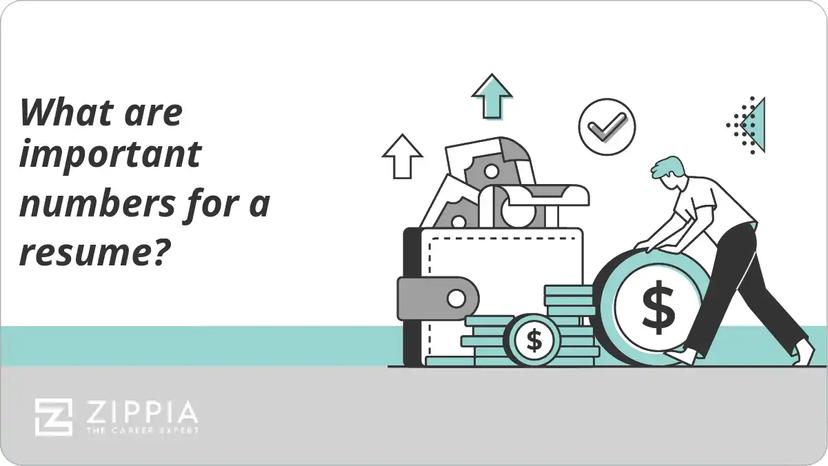 What are important numbers for a resume?