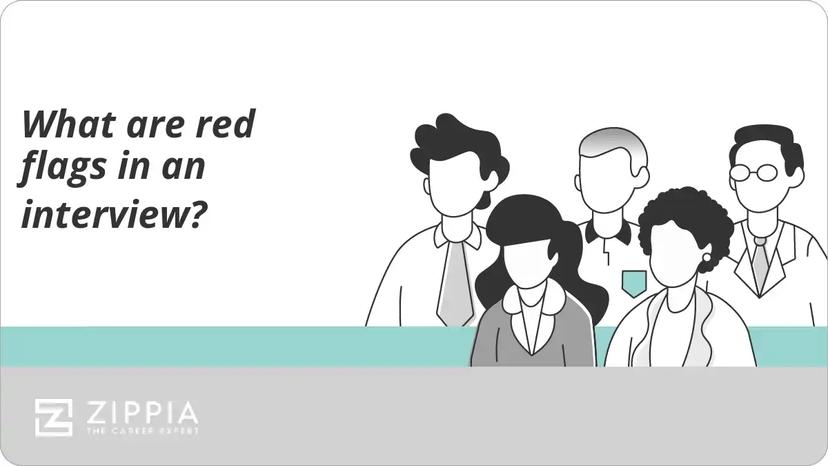 What are red flags in an interview?