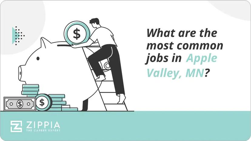 What are the most common jobs in Apple Valley, MN?