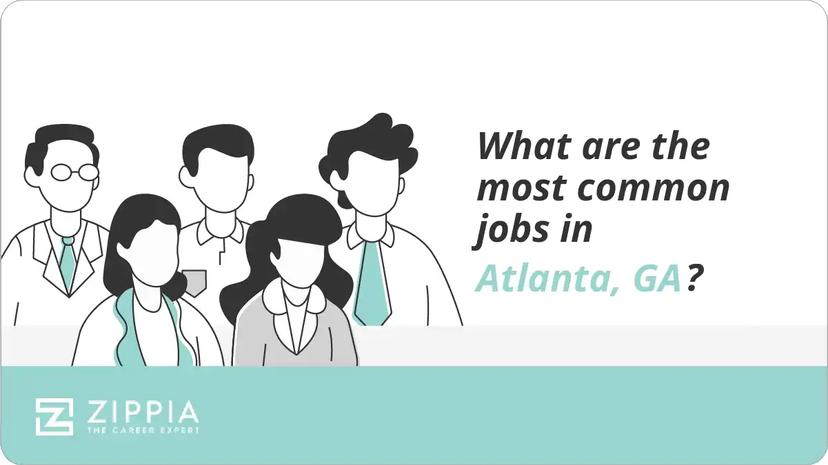 What are the most common jobs in Atlanta, GA?