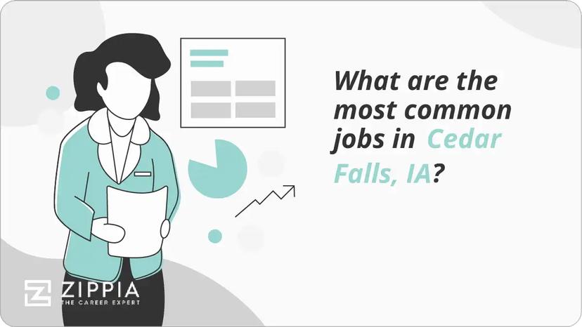 What are the most common jobs in Cedar Falls, IA?