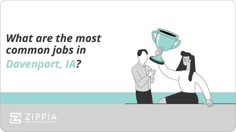 What are the most common jobs in Davenport, IA?