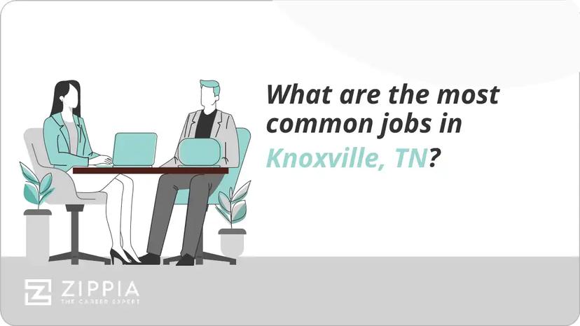 What are the most common jobs in Knoxville, TN?
