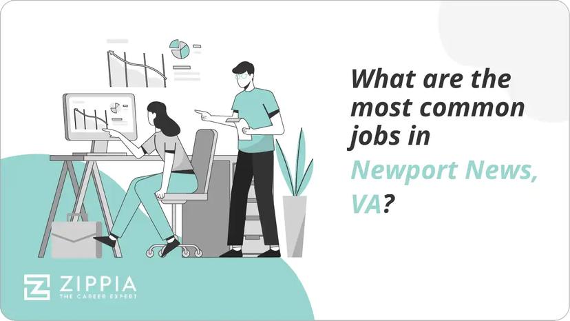 What are the most common jobs in Newport News, VA?