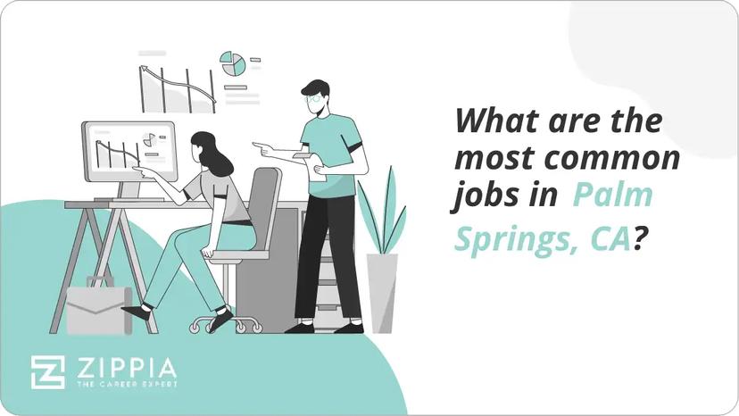 What are the most common jobs in Palm Springs, CA?