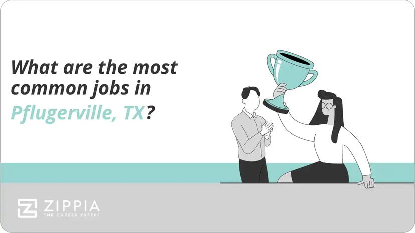 What are the most common jobs in Pflugerville, TX?