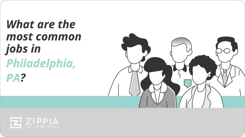 What are the most common jobs in Philadelphia, PA?