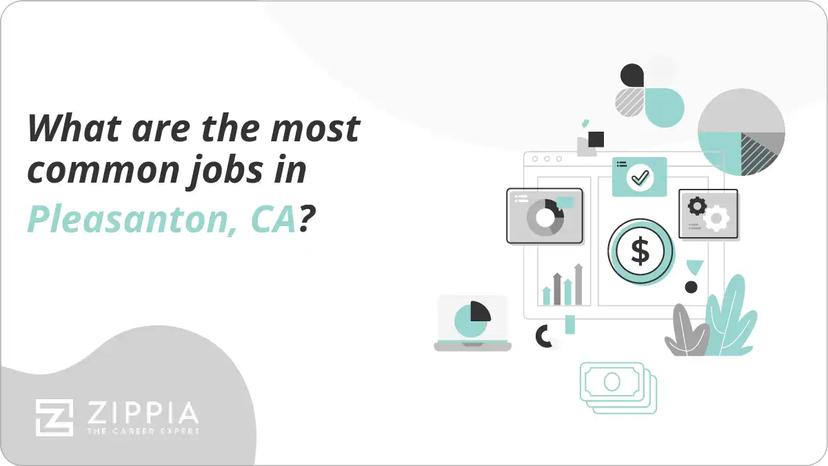 What are the most common jobs in Pleasanton, CA?
